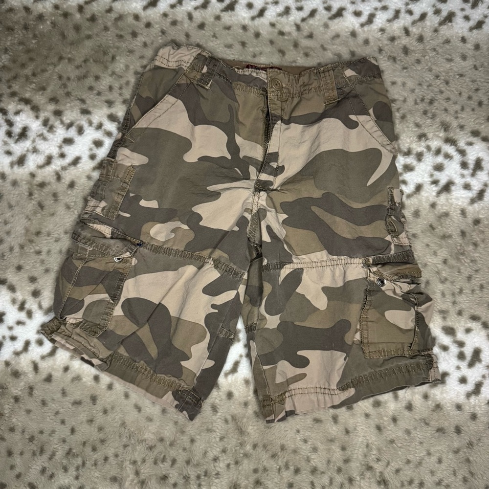 Faded Glory Boys Camouflage Cargo Shorts